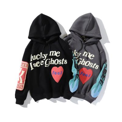 China New Fashion Breathable Wholesale Sweatshirts Pullover Sweatshirts Custom Unisex Screen Letter 3d Logo Blast Print Hoodie for sale