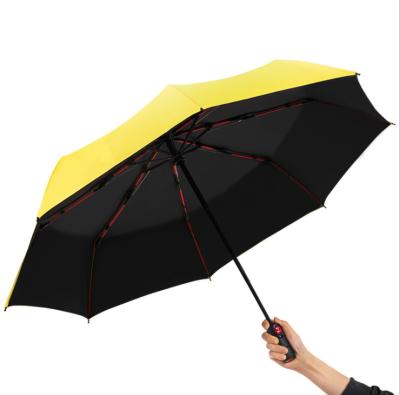 China Traditional 8 Panels 24 Inch 3 Fold Automatic Umbrella Umbrella for sale