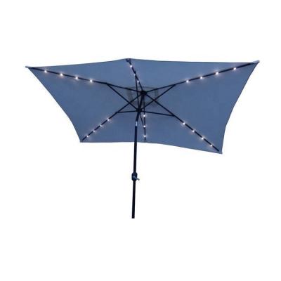 China Polyester Solar Panel Beach Umbrella for sale