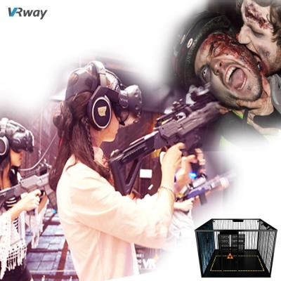 China 360 Degree Viewing Mall Simulator Multiplayer Machine VR Team Simulator Shooting Games for sale