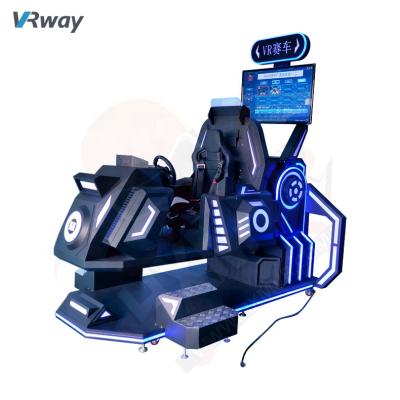 China Latest VR Mall Speed ​​Racing 9D VR Car Racing Simulator With 3Dof Popular In Arcade Game Center for sale