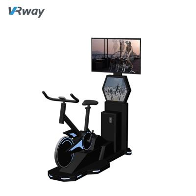 China Mall Virtual Reality VR Bike New With Glass 9D VR Glass Theme Park Bike Ride Exercise Bike Virtual Ride VR Sports Training for sale