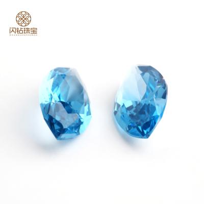 China Jewelry Making Different Size Marquise Cut 1.5x3mm-10x20mm #108 Blue Synthetic Spinel Gemstone Gemstone Jewelry for sale