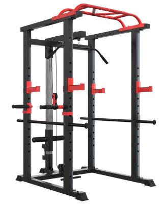 China Commercial Frame Squat Frame Barbell Set Household High Tension Multifunctional Squatting Equipment for sale