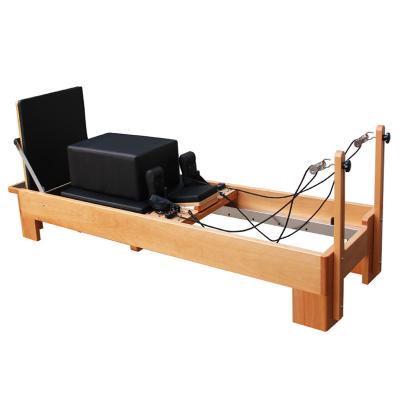 China Durable Solid Wooden Pilates Horizontal Layer Fitness Equipment For Body Balance Yoga Pilates Reformer For Purchase for sale