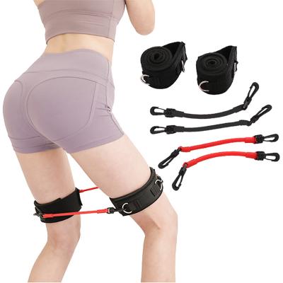 China High Elasticity Amazon Customized Resistance Bands 3 Piece Set Yoga Latex Resistance Band Ankle Tension Band Resistance Loop for sale