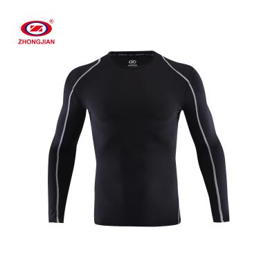 China Men's Antibacterial Running Sports Track Active Tops Fitness Bodybuilding T-Shirt for sale