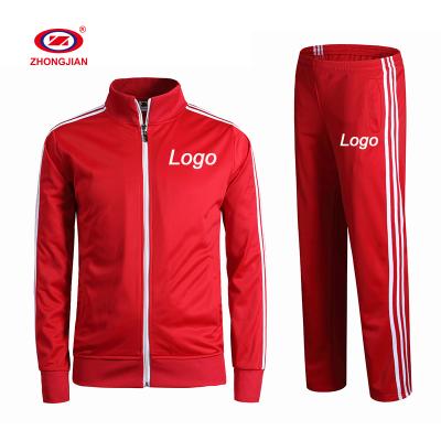 China Custom Casual Men's Slim Fit Tracksuit Sports Suit Gym Breathable Tracksuit With Own Design for sale