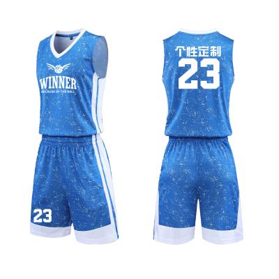 China High Quality Antibacterial Youth Basketball Tank Tops Set Breathable Basketball Team Shorts And Tank Top Uniform Set for sale