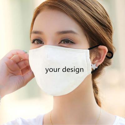 China Amazon washable and breathable hot sale pure color sublimation face mask with custom pattern for sale