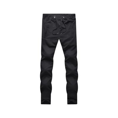 China RTS 65% Cotton 35% Polyester Thin Stretch Custom Logo Sports Fitness Men's Breathable Pants And Trousers for sale