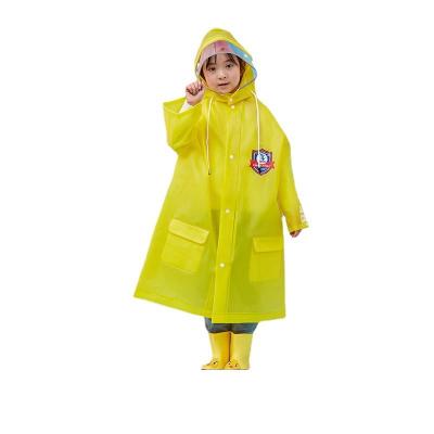 China Bachelor's Rainwear Camping Accessories Waterproof Outdoor Entertainment TPU Bagpack Children Kids Raincoat For Sale for sale