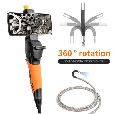 China Digital Bendable T60 Probe Camera Endoscope Vehicle Video Inspection Waterproof Handheld 180 Degree Articulating Camera for sale