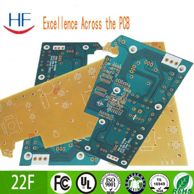 Cina 2 oz Single-sided PCB Board Fabbricazione Placcatura in oro 0,6 mm Rame base FR4 in vendita