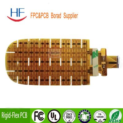 China FPC 1 Schicht PCB Flexed Printed Circuit Board Mobiltelefon Gelb zu verkaufen