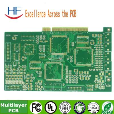 China Diseño de fabricación de PCB multicapa personalizado de aluminio verde en venta