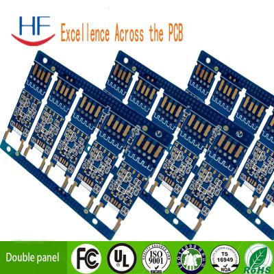 China Loodvrij meerlagig PCB-circuit board Custom Blue Solder Mask Fr4 basismateriaal Te koop