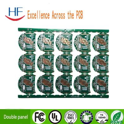 China 1.6mm espesor FR4 placa de PCB 1 oz de cobre verde máscara de soldadura de color alta precisión en venta