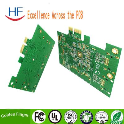 China Hochpräzisions-PCB-Prototypenplattenlöten mit einseitigem Goldfinger zu verkaufen