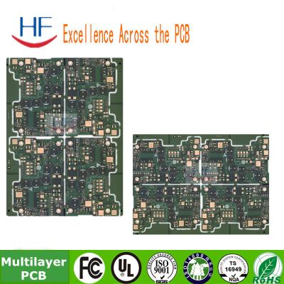 China Groen soldeermasker Meerlaagse pcb-circuitbord 6 laag Fr4 basismateriaal 1OZ meerlaagse pcb-ontwerp Te koop