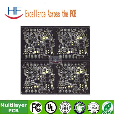 China Hoge precisie prototype PCB Printed Circuit Board Zwart bord 4 laag loodvrij oppervlak afwerking Te koop