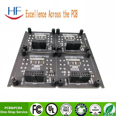 Chine FR4 1,6 mm 2 couches de masque de soudure noir planche pcba pcb service d'assemblage robinet de tube numérique OEM à vendre