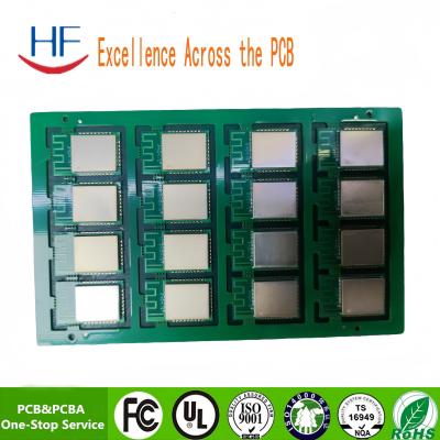 China 0.8mm Groene Olie Onderdompeling Goud Bluetooth-Module Halve Hole Board Pcb Pcba Te koop