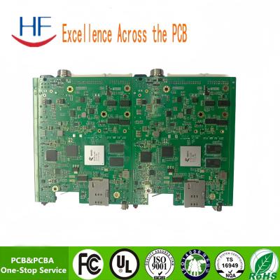 Cina Quick Turn Hasl Lead Free Pcb Prototype laterale PCB HASL FR4 1.6mm green board pcba pcb assembly pcb soldering in vendita