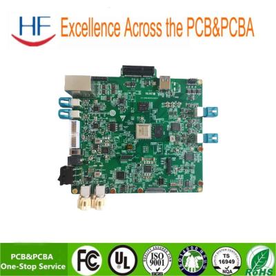 China 4 Layer 1.6mm Electronic PCB Assembly With Green Solder Mask AOI And X Ray Test PCBA For Network Devices à venda