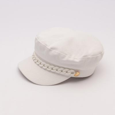 China COMMON Wholesale Women Vintage Cotton Flat Cap Female Army Hat Military Hats for sale