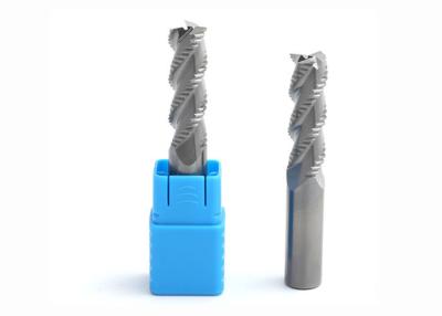 China Wholesale price HRC45 3 flute milling cutter with chamfer holder tungsten carbide roughing end mill for metal for sale