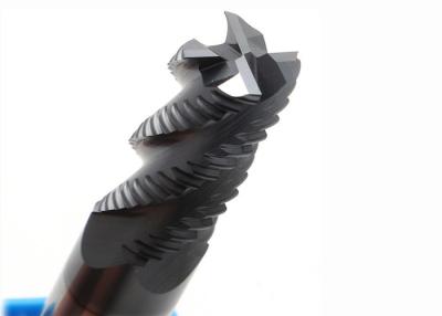 China HRC45 4 flute milling cutter with coating tungsten carbide solid end mill for sale