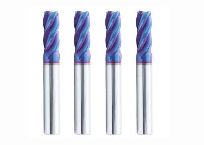 China HRC65 4 flutes milling cutter endmill with coating for sale