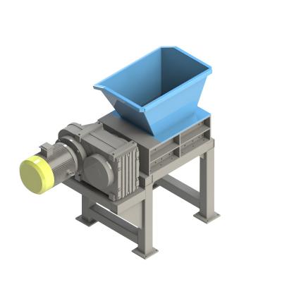 China Recycled Industry Factory Waste PC Material Processing Shredding Small Double Shaft Shredder for sale