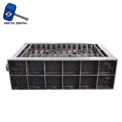 China Building Material Shops Double Shaft Design Shredder Machine Chamber Box for sale