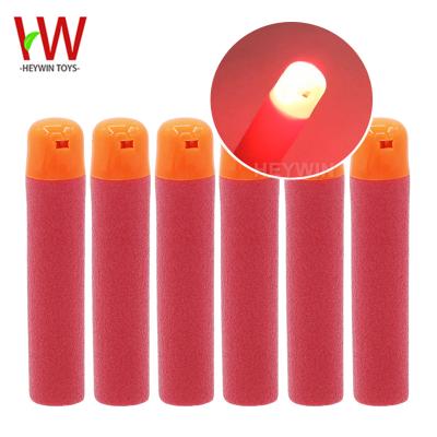 China Others EVA Bullets With Clip Light Bomb Refill Red Sniper Darts Toys Soft Bullets Guns Foam Outdoor Toy (HM8G) for sale