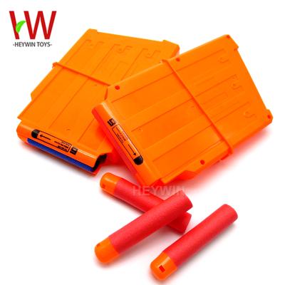 China Bullet Clip Toy EVA Bullet Clips 6 Darts Red Soft Shotgun Foam Bullets Ammo Cartridge Bend Magazine Toy GUN Accessories (HM22S) for sale