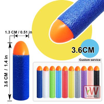 China Other 3.6CM EVA Bullets Fill Clip Darts Electric Soft Bullets Guns Foam Toys Outdoor Toy (HM8VS) for sale