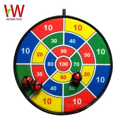 China Target Set 36cm Cloth Sticky Dart Board With 3 - 8 PCS HOOK & LOOP Ball Indoor Outdoor Game Toys Interactive Game (HM41) HM41 for sale