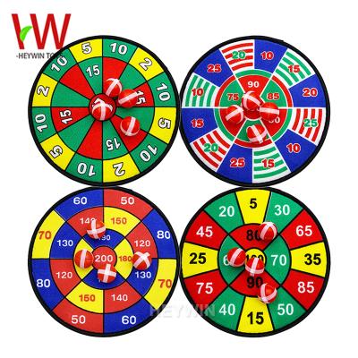 China Target Set 28cm Cloth Sticky Dart Board Indoor Outdoor Game Toys and with 4PCS HOOK and LOOP Ball Interactive Game for Kids (HM44) HM44 for sale