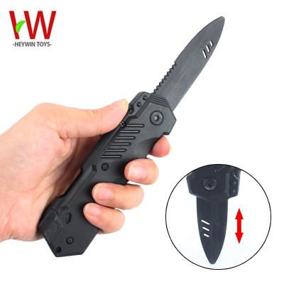 China Pretend Retractable Plastic Game Toys Knife Kids Toys Magic Props April Fools Day Tricky Toys (HM11E) About 20*3.5cm for sale