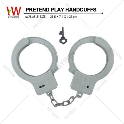 China Pretend Play Toys Plastic Handcuffs Kids Toys Performance Props (HM12F) 26.5*7.4*1.25 cm for sale