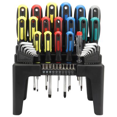 China Hot Sale 44-Piece Magnetic Screwdriver Repair Tools Set With Hexagon Socket Screwdriver In Stock for sale