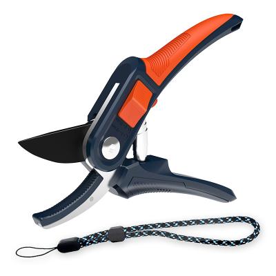 China High Quality Anti-Slip Handle Garden Tools Shears Soft Deviation Handle Pruner Tool For Dry Wood Garden Shears for sale