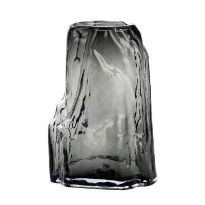 China Creative Rock Garden Simple Minimalist Crystal Vase Home Decoration for Living Room and Office for sale