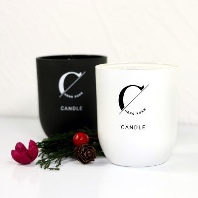 China Eco-friendly Factory Direct Aromatherapy Candles Flower Printing Glass Canned Scented Candles Soy Candles Gifts Set Wholesale for sale