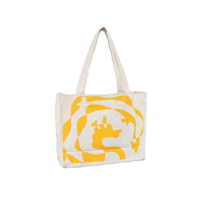 China Custom Copy Eco Friendly Logo Hand-Painted Carry Bag Plain Tote Bags Canvas Bag Reusable Hot Sale for sale