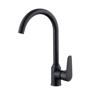 China Hot Selling Sense Faucets KAIJ Faucet Stainless Steel Kitchen Black Brushed Nickel 360 Degree Adjustment Kitchen Faucet Extension for sale