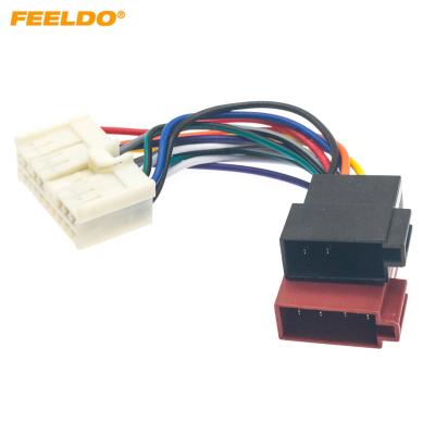 China Car CD Radio ISO Wiring Audio Adapter For Hynudai 1998+ KIA 1994+ Auto ISO Head Units Cable for sale