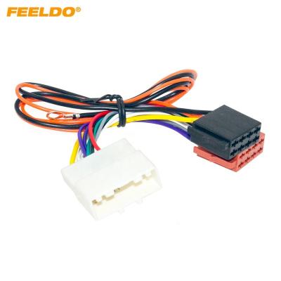 China Car CD Radio ISO Wiring Audio Adapter For Chrysler Dodge Jeep Wrangler Rubicon Auto ISO Head Units Cable for sale